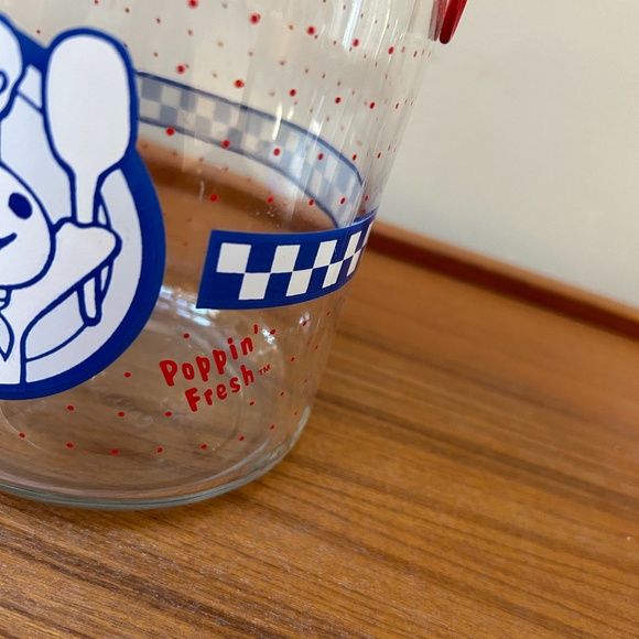 Poppin" Fresh Pilsbury Doughboy Mason Jar - Picture 2 of 6